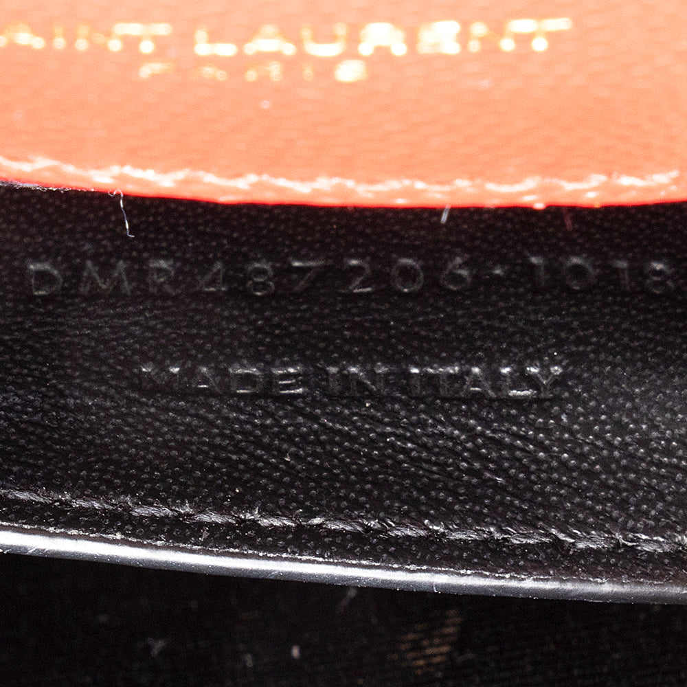 Saint Laurent Mixed Matelasse Leather Monogram Medium Shoulder Bag 19283