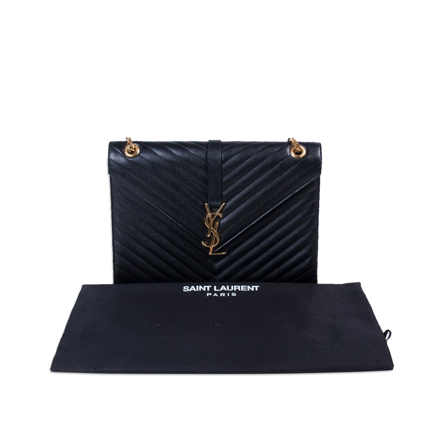 Saint Laurent Monogram Envelope Large Bag