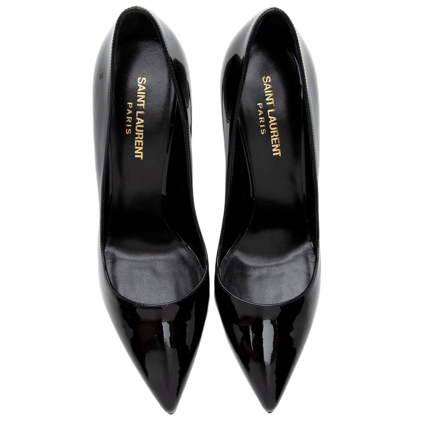 Saint Laurent Patent Leather Paris Pumps - Size 8.5 / 38.5 fCSL0z
