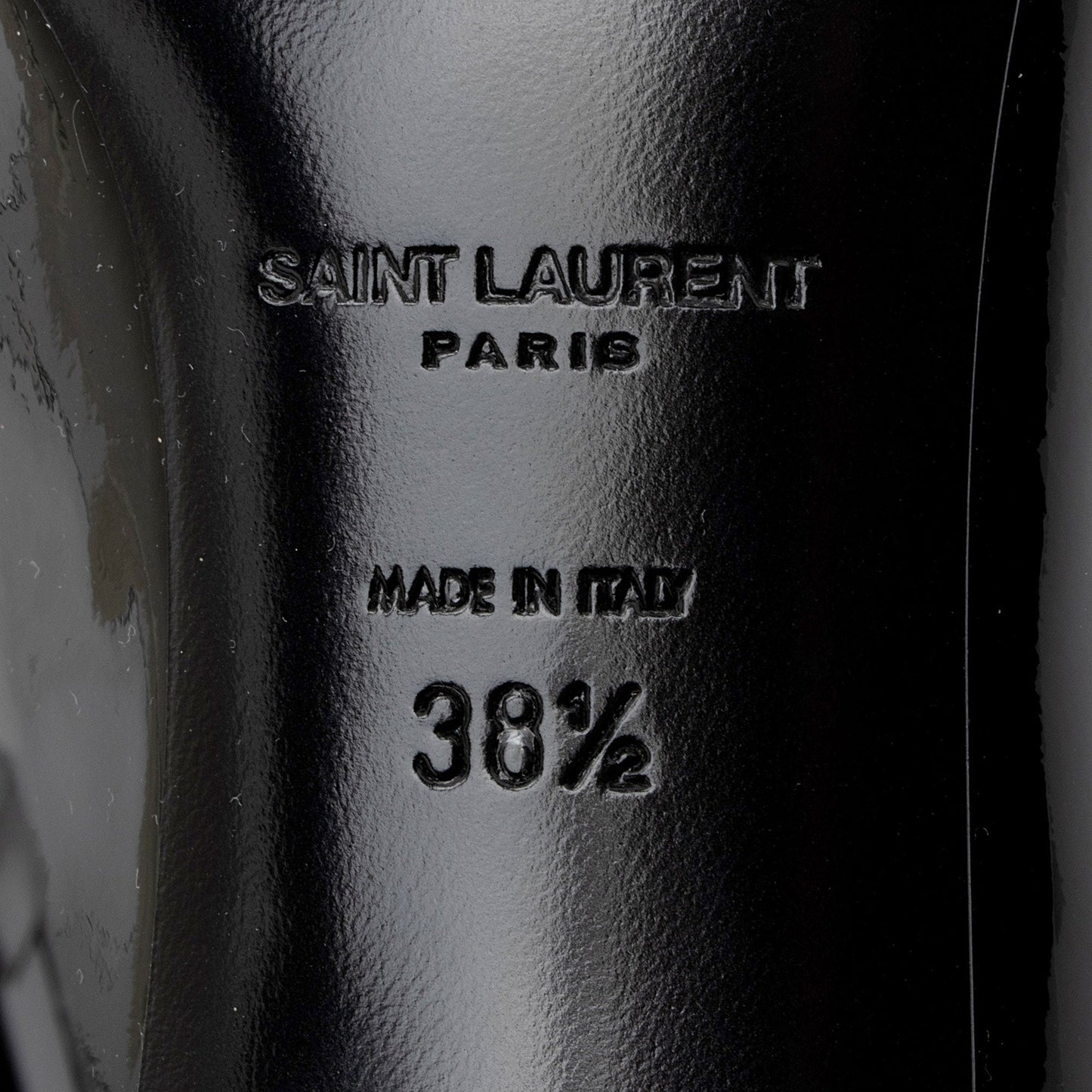 Saint Laurent Patent Leather Paris Pumps - Size 8.5 / 38.5 fCSL0z