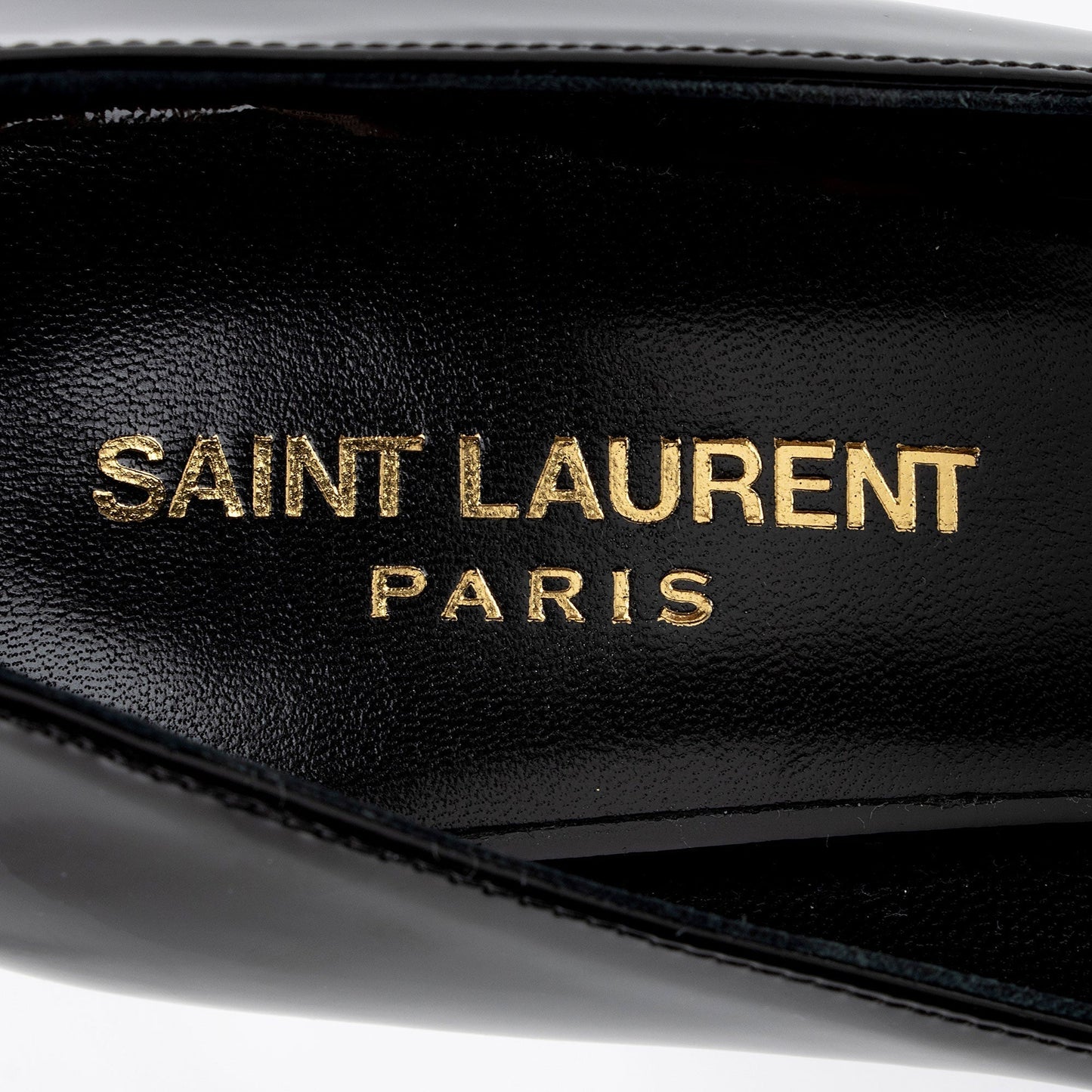 Saint Laurent Patent Leather Paris Pumps - Size 8.5 / 38.5 fCSL0z