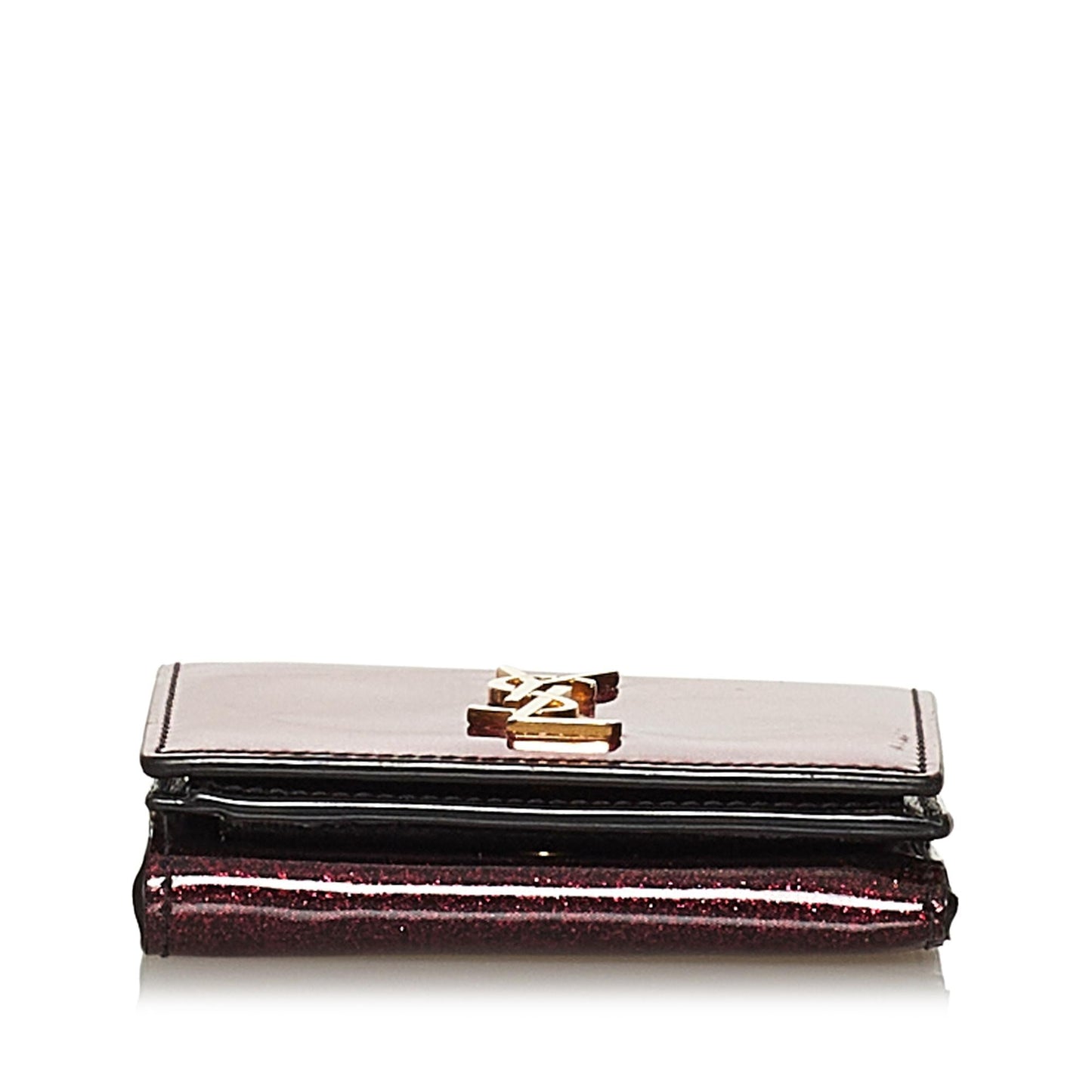 Saint Laurent Patent Leather Small Wallet (SHG-28917