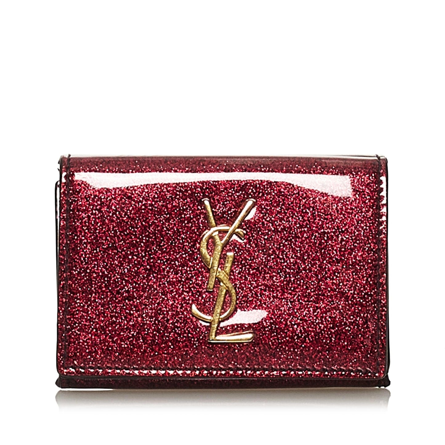 Saint Laurent Patent Leather Small Wallet (SHG-28917