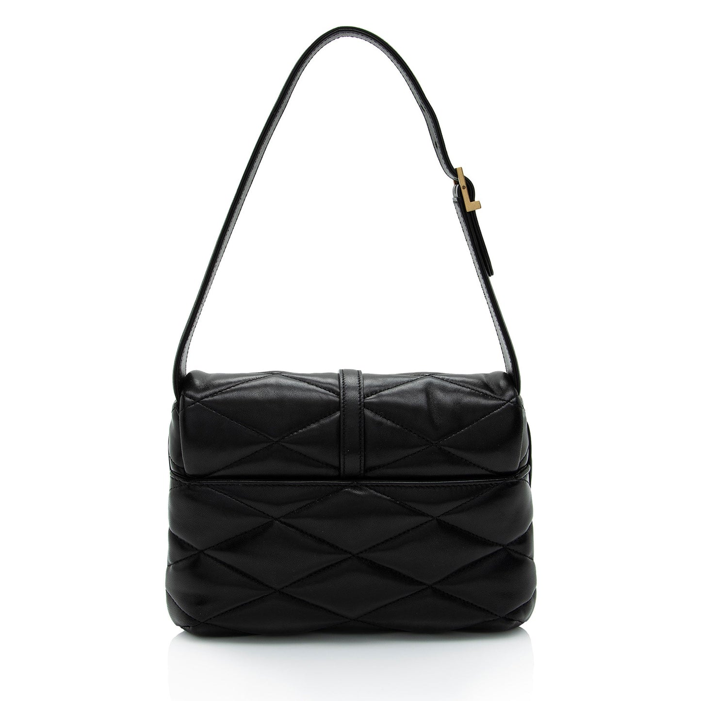Saint Laurent Quilted Lambskin Monogram Le 57 Hobo 46zvkL