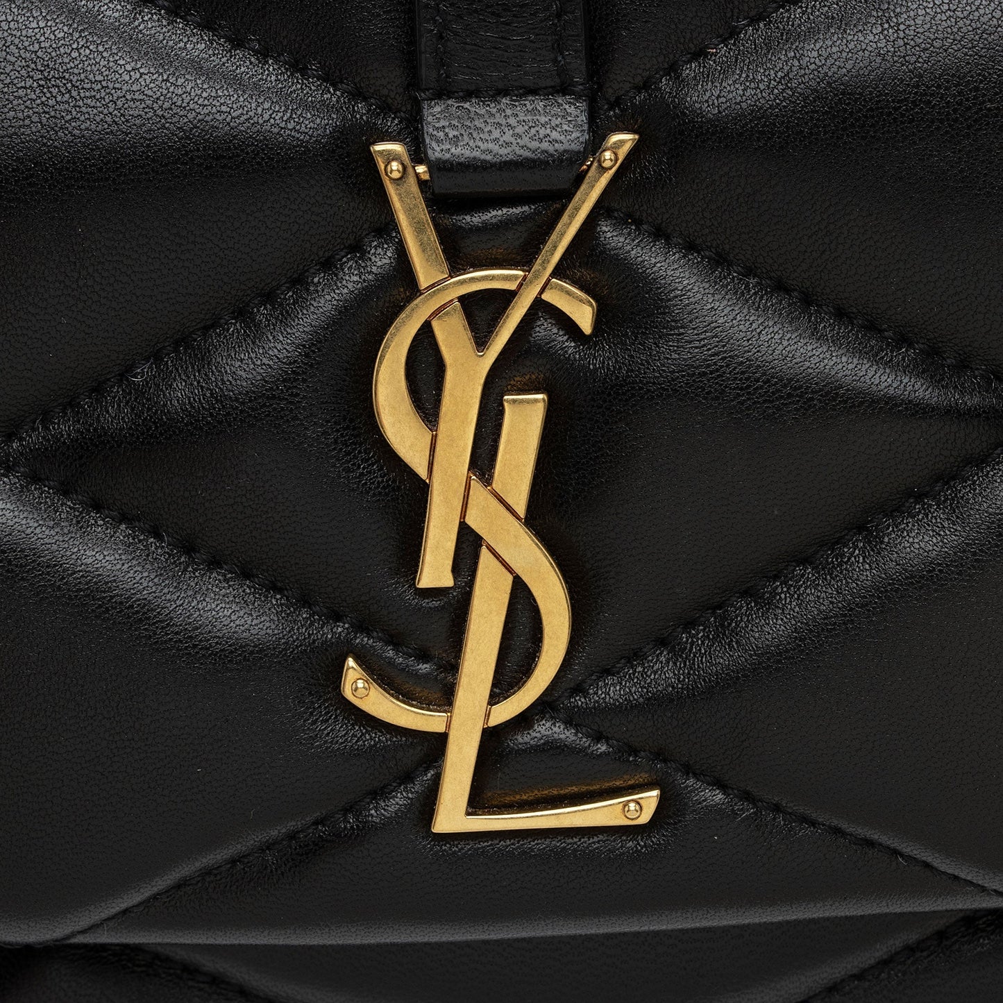 Saint Laurent Quilted Lambskin Monogram Le 57 Hobo 46zvkL