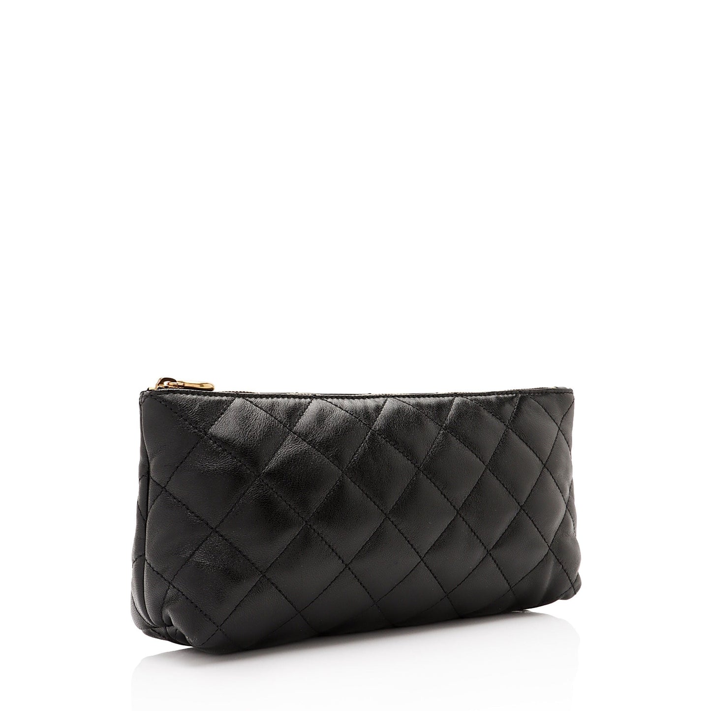 Saint Laurent Quilted Lambskin Pouch ixv7Bg