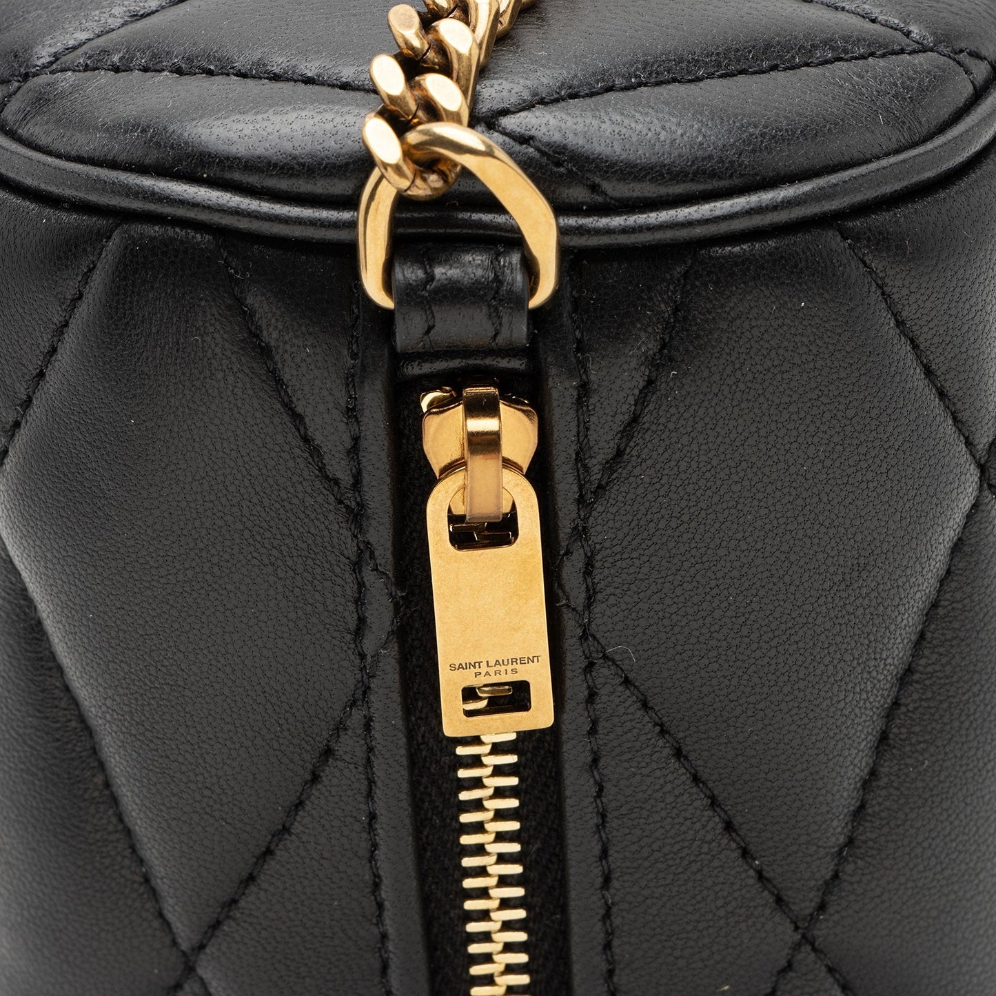 Saint Laurent Quilted Lambskin Sade Mini Tube Bag WvSgLo