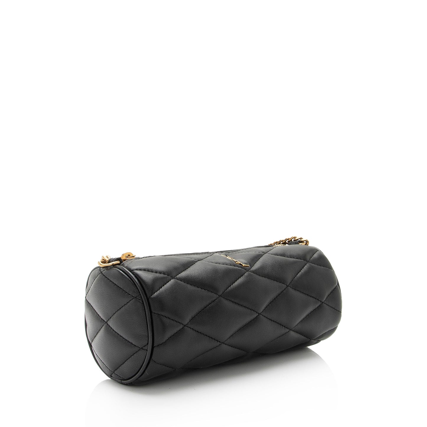 Saint Laurent Quilted Lambskin Sade Mini Tube Bag WvSgLo