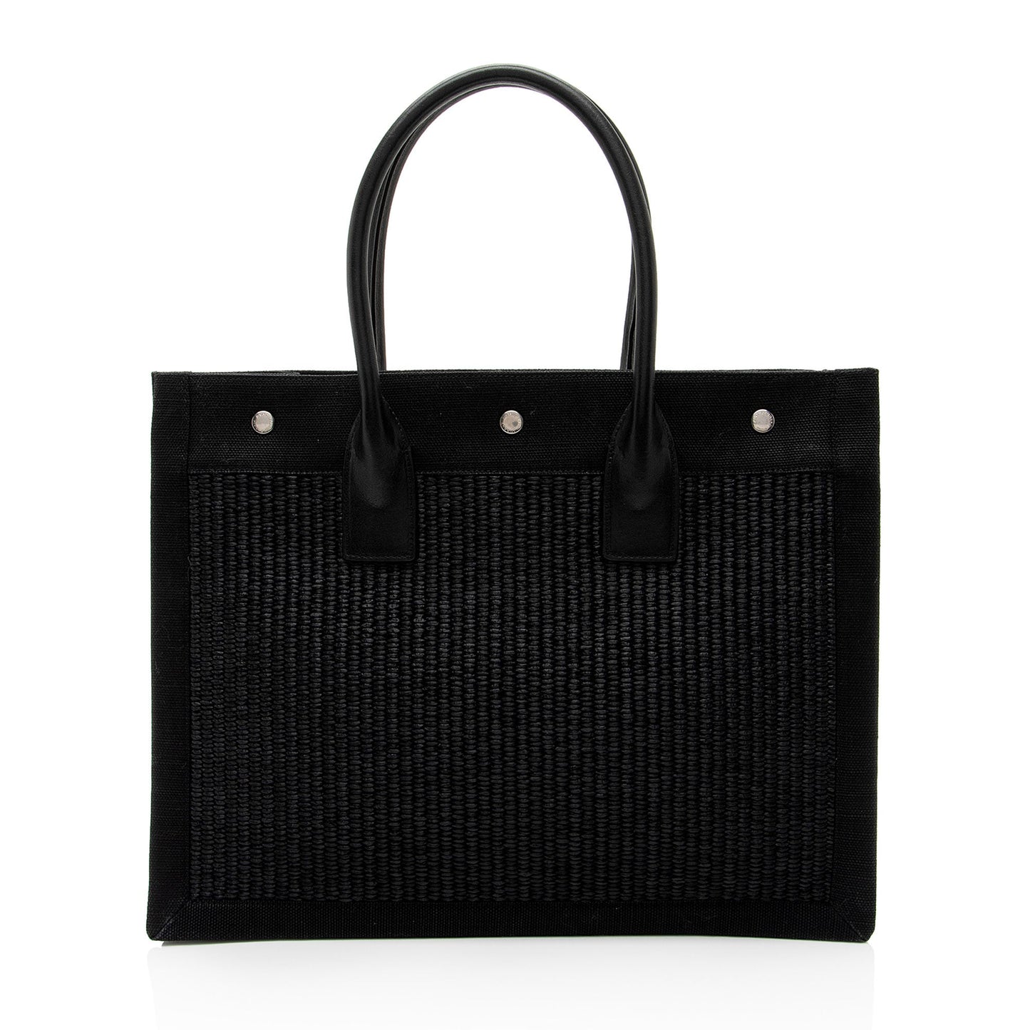 Saint Laurent Raffia Rive Gauche Small Tote o84soV