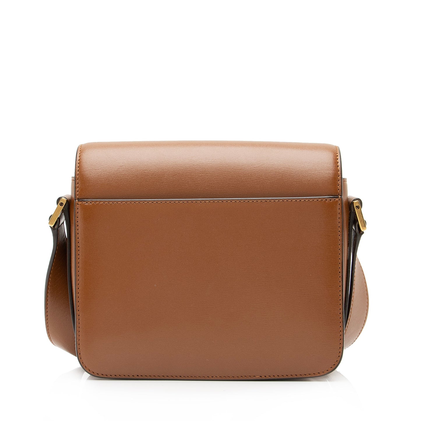 Saint Laurent Smooth Calfskin Monogram Le 61 Saddle Small Crossbody Bag 23810