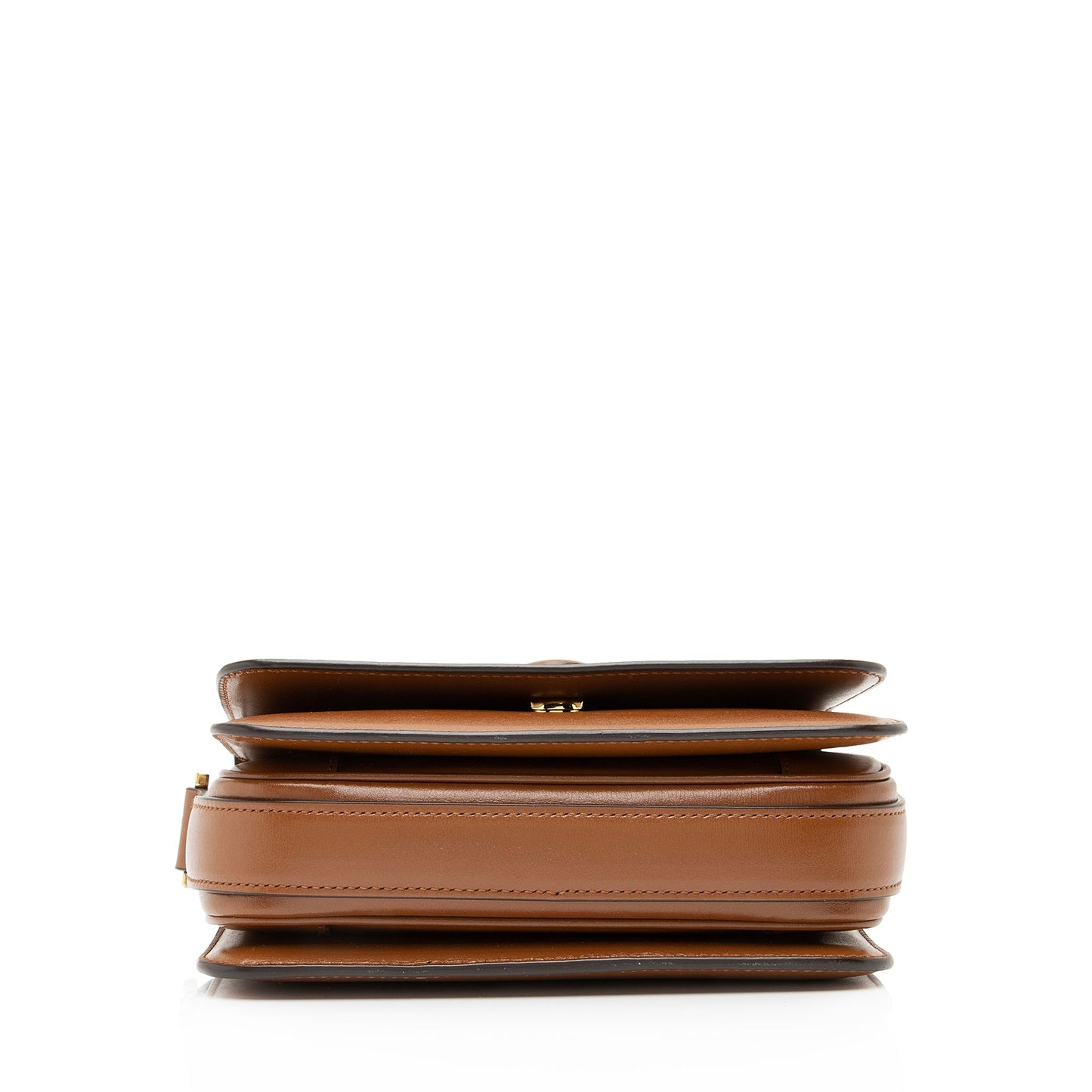 Saint Laurent Smooth Calfskin Monogram Le 61 Saddle Small Crossbody Bag 23810