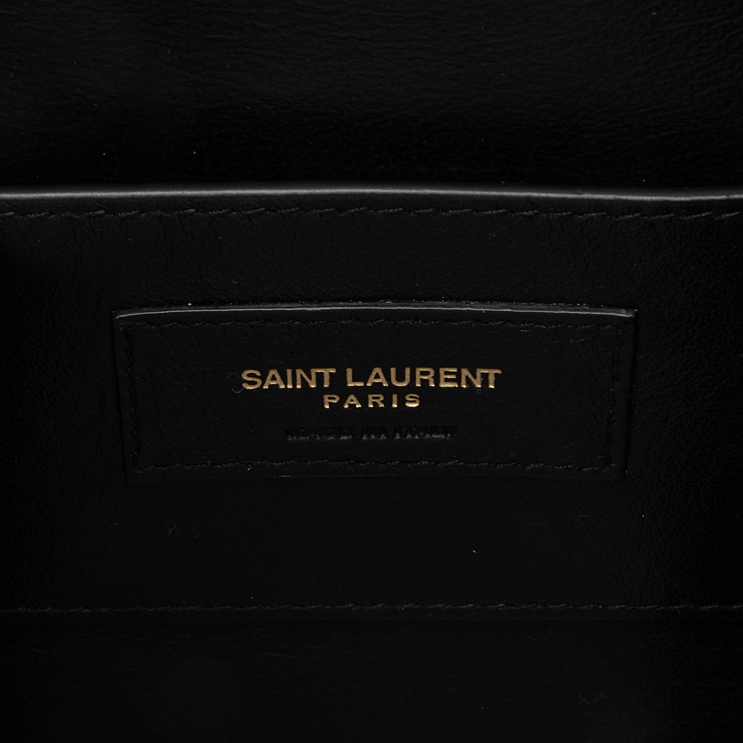 Saint Laurent Smooth Calfskin Monogram Le 61 Saddle Small Crossbody Bag 23810