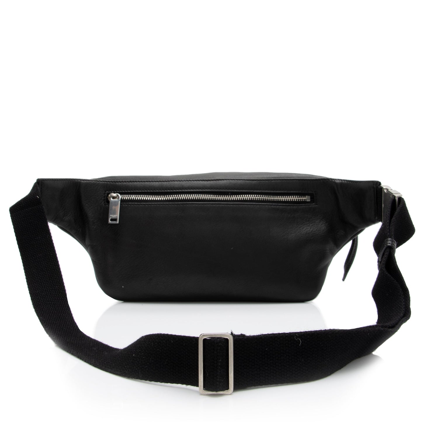Saint Laurent Soft Calfskin Logo Classic Zipped Crossbody Belt Bag 518wkT
