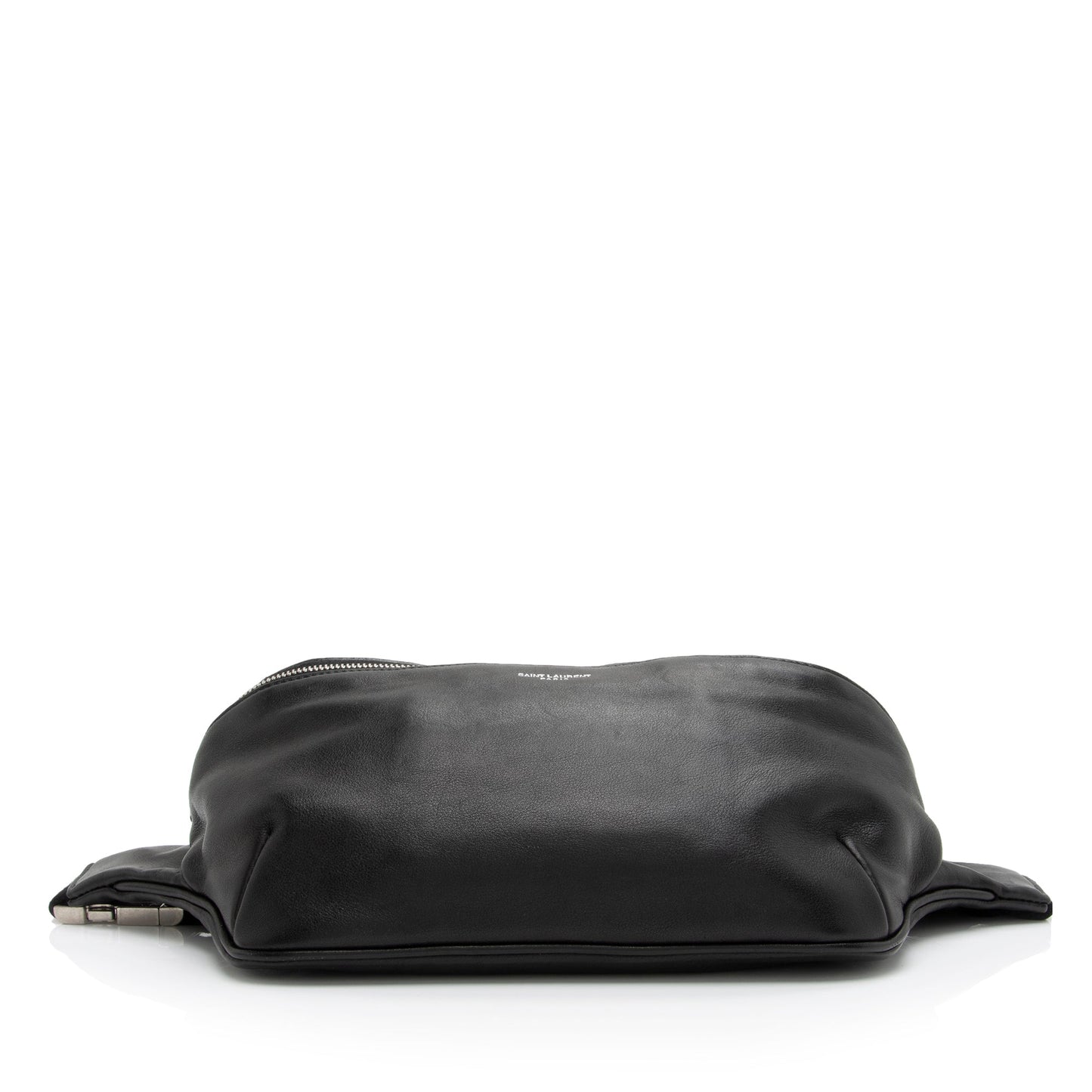 Saint Laurent Soft Calfskin Logo Classic Zipped Crossbody Belt Bag 518wkT