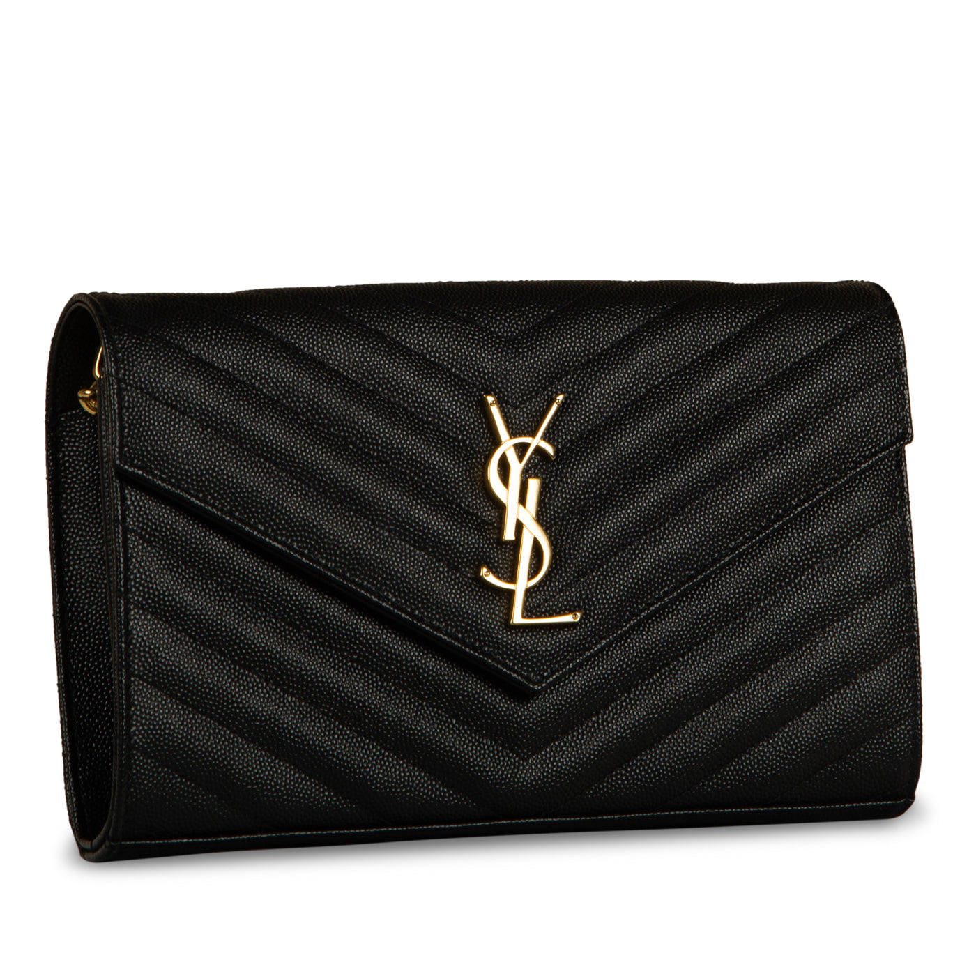 Saint Laurent Monogram Chain Wallet