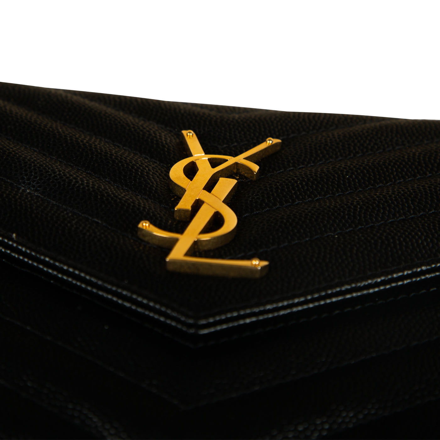 Saint Laurent Monogram Chain Wallet