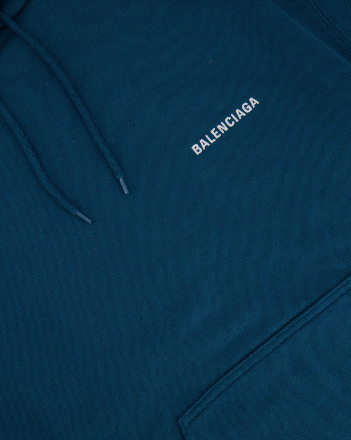Balenciaga Unisex Petrol Blue Tracksuit Set with White Embroidered Logo Detail Size XS/S (UK6/8) RRP £1,250