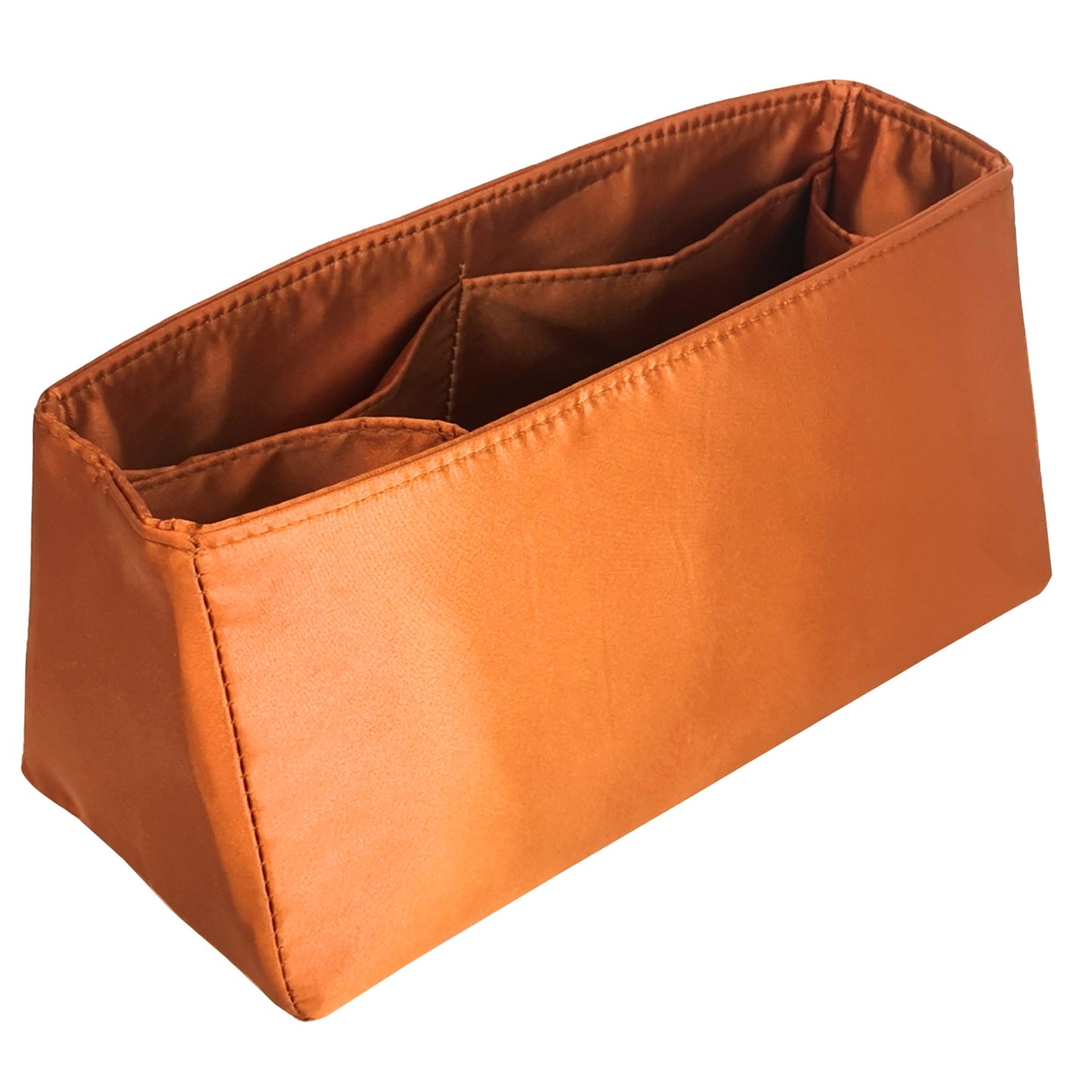 Organizer for [Jamie Shopping Bag, Saint Laurent (YSL)] Bag Insert (Silk, Trapezoid Shape with Zip Pocket)