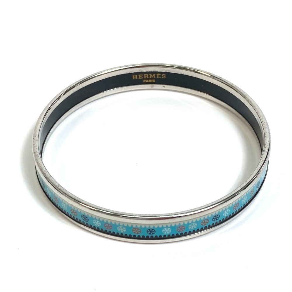 HERMES Bangle Cloisonne Light blue Emaille PM Women  d