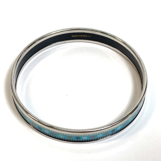 HERMES Bangle Cloisonne Light blue Emaille PM Women  d