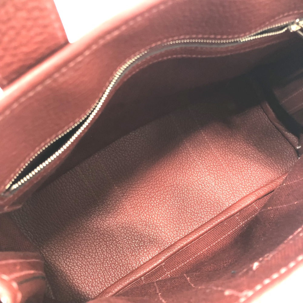 HERMES Tote Bag Canvas / leather Bordeaux Petite lettuce Women  d