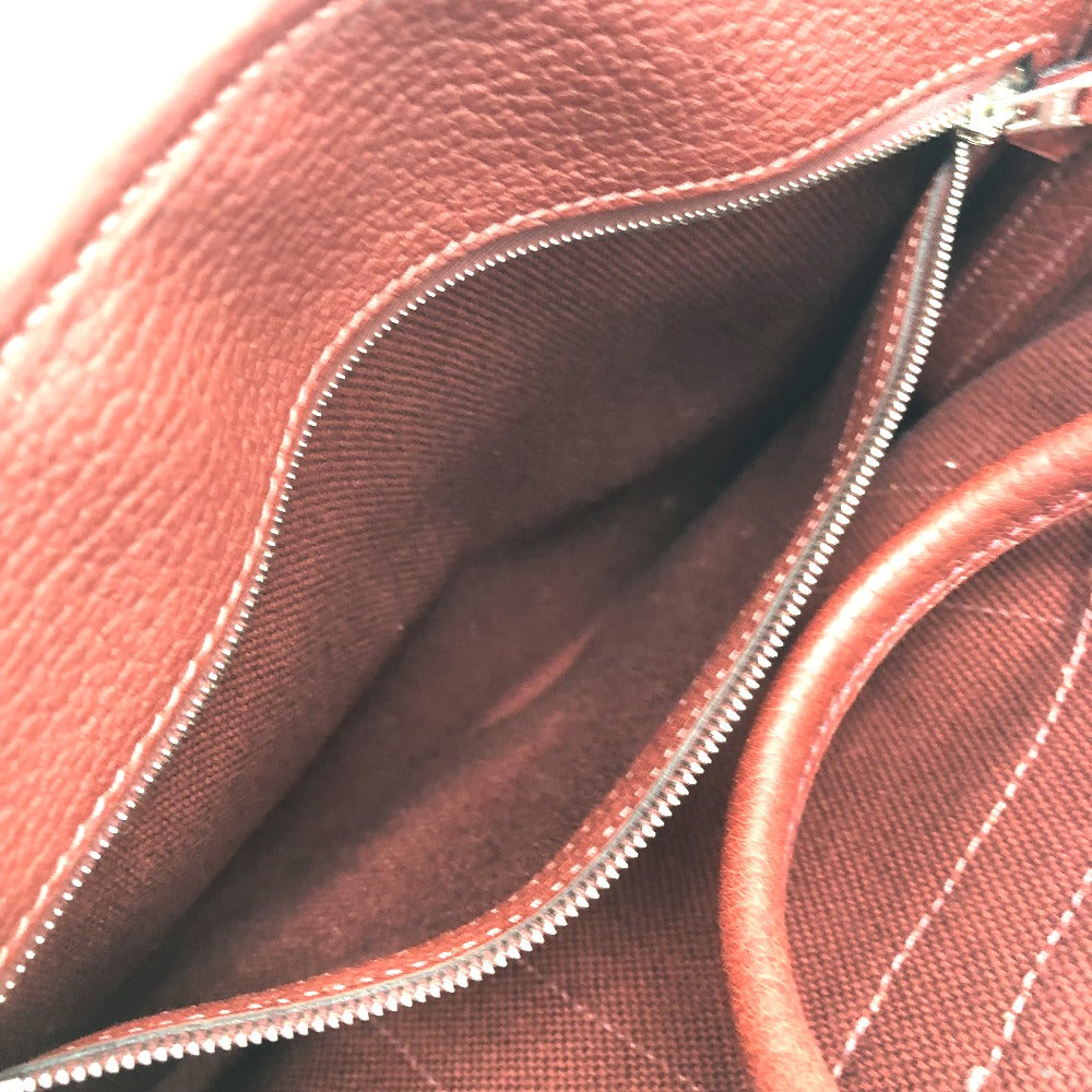 HERMES Tote Bag Canvas / leather Bordeaux Petite lettuce Women  d
