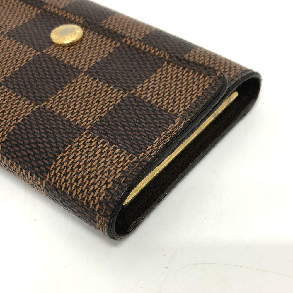 LOUIS VUITTON Key case Key holder  N62630 Damier canvas Brown Damier Multicles6 unisex(Unisex)