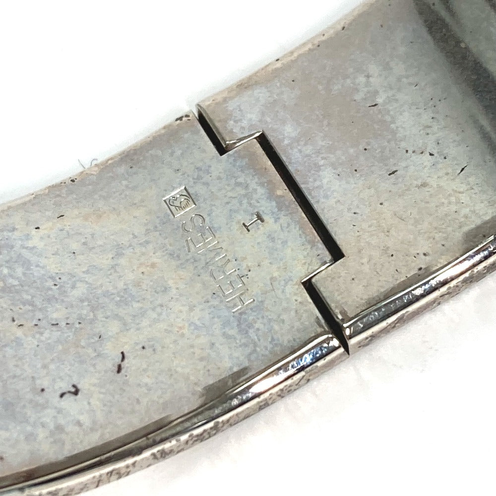 HERMES Bangle metal blue Accessories Bracelets Click crack GM Women  d