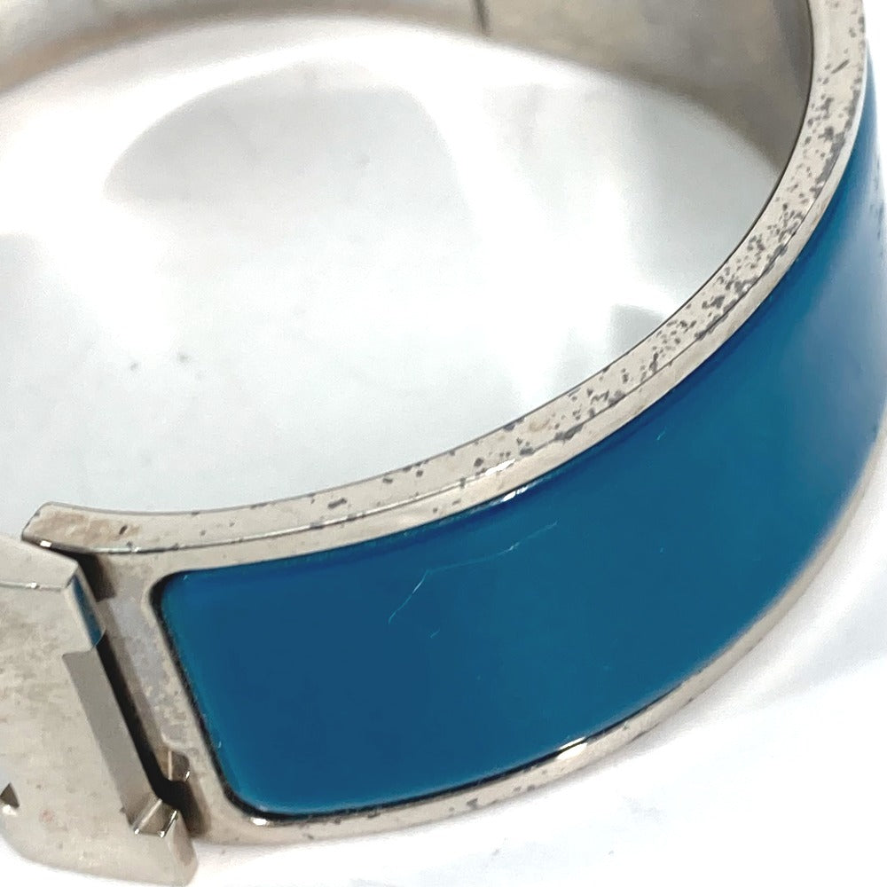 HERMES Bangle metal blue Accessories Bracelets Click crack GM Women  d