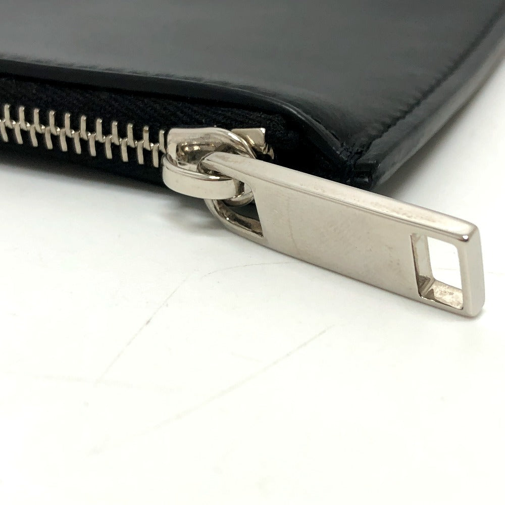 DIOR HOMME Clutch bag leather black Star x Rose Paint mens