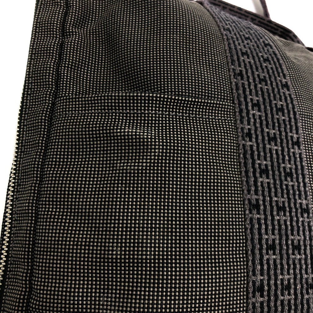 HERMES Business bag canvas gray 2WAY Shoulder Bag Her Line mens  d