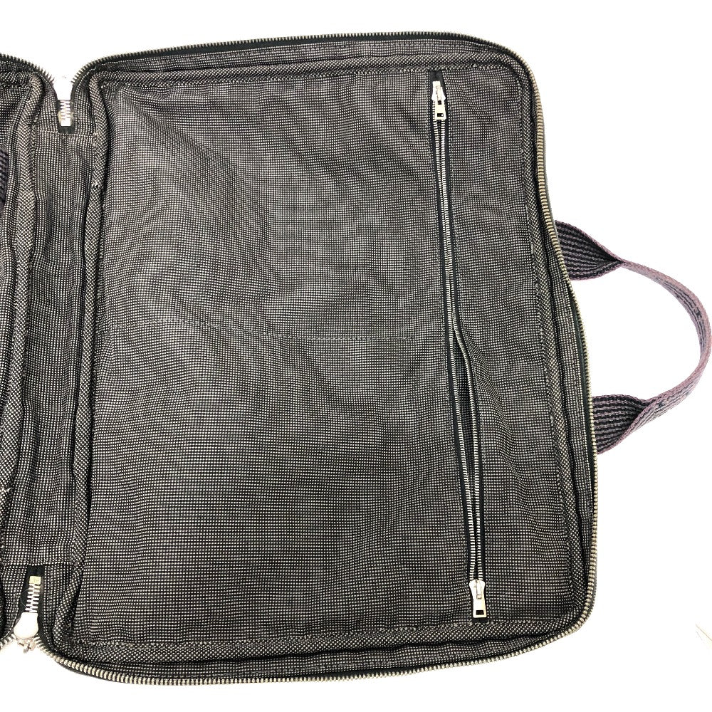 HERMES Business bag canvas gray 2WAY Shoulder Bag Her Line mens  d