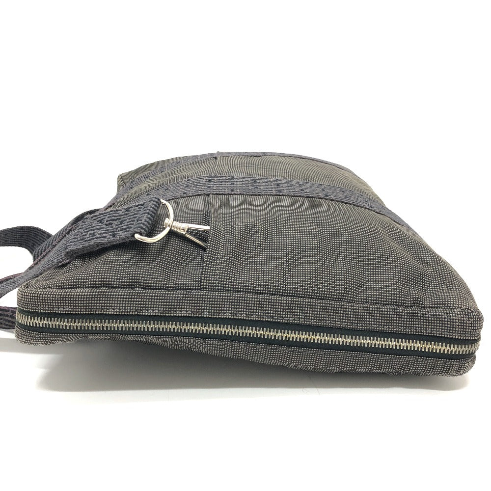 HERMES Business bag canvas gray 2WAY Shoulder Bag Her Line mens  d