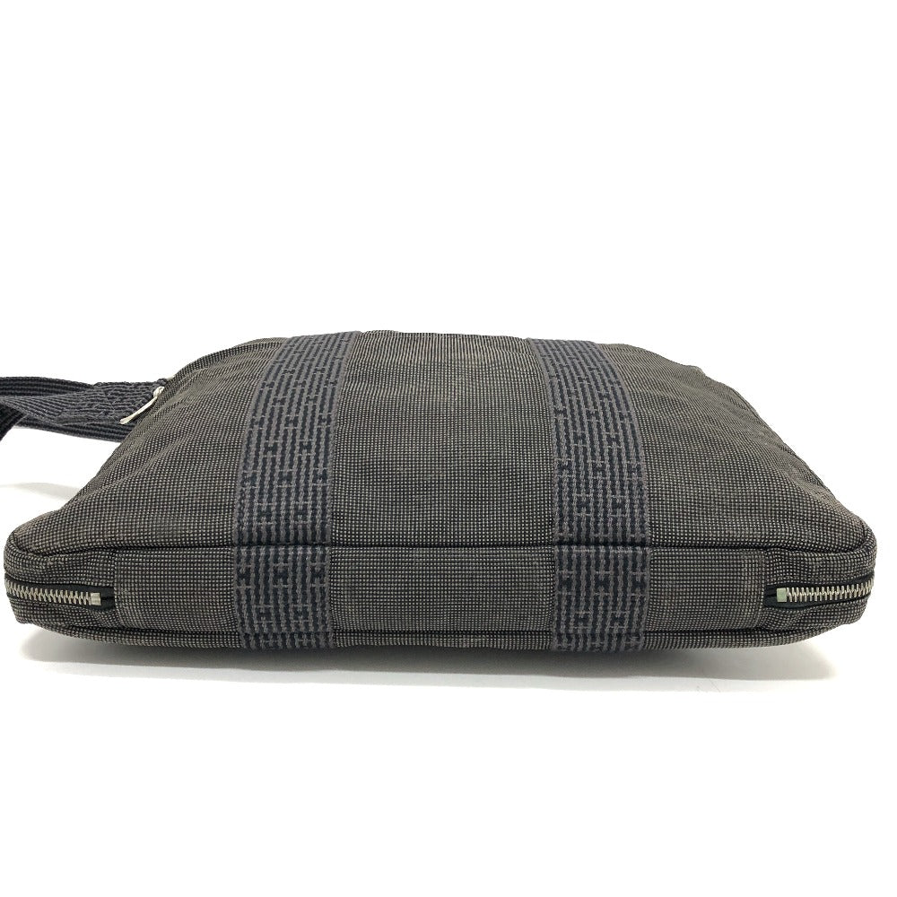 HERMES Business bag canvas gray 2WAY Shoulder Bag Her Line mens  d