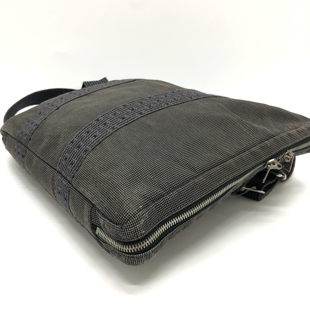 HERMES Business bag canvas gray 2WAY Shoulder Bag Her Line mens  d