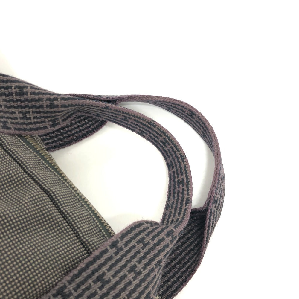 HERMES Business bag canvas gray 2WAY Shoulder Bag Her Line mens  d