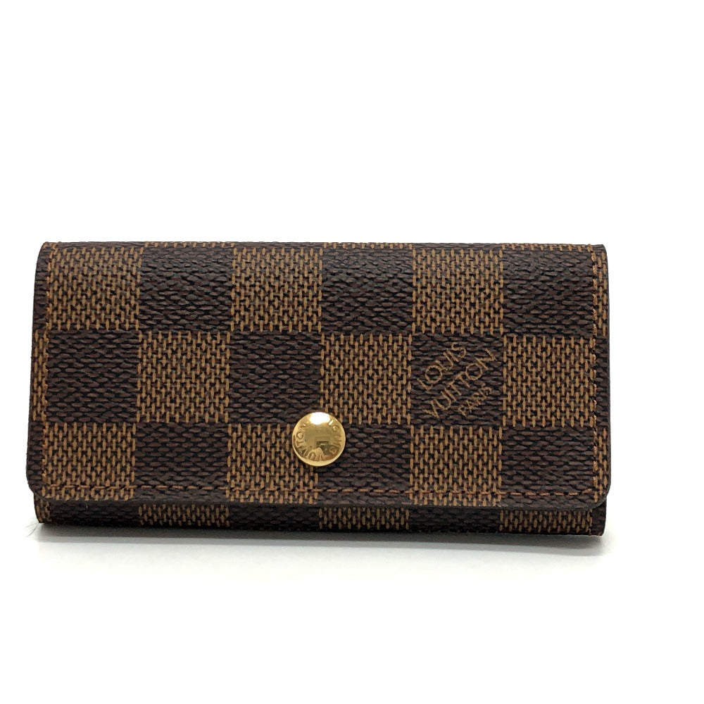 LOUIS VUITTON Key case Key holder  ‚m62631 Damier canvas Brown Multicles 4 Women