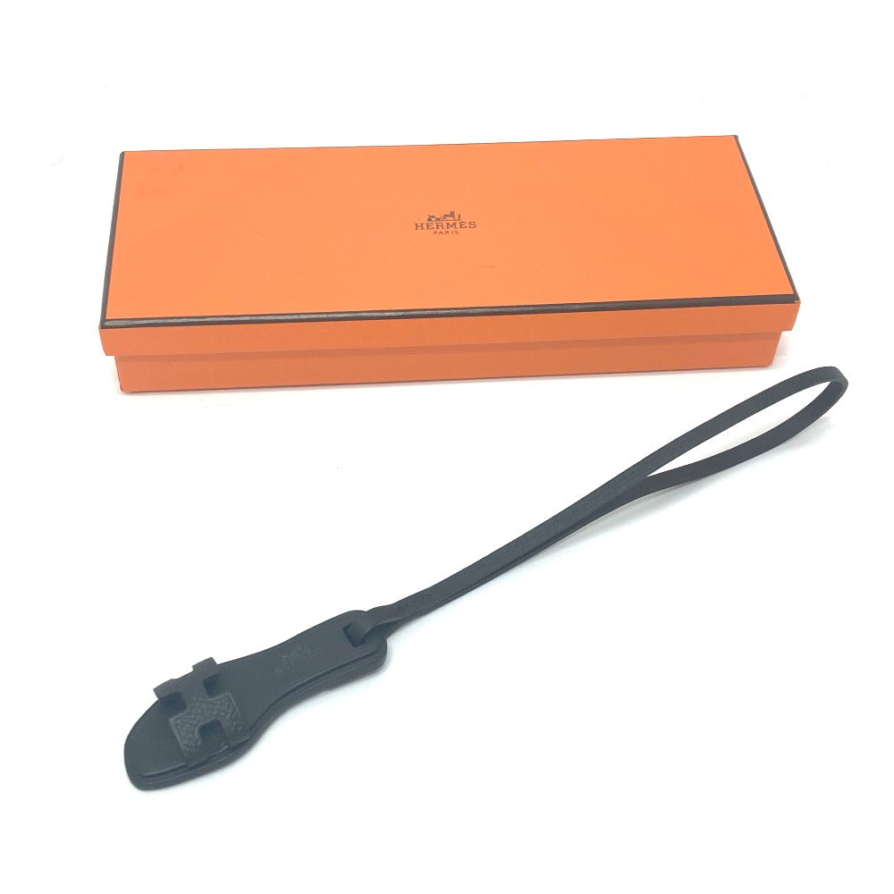 HERMES Bag charm Epsom black Sandals Oran Nano Women  d