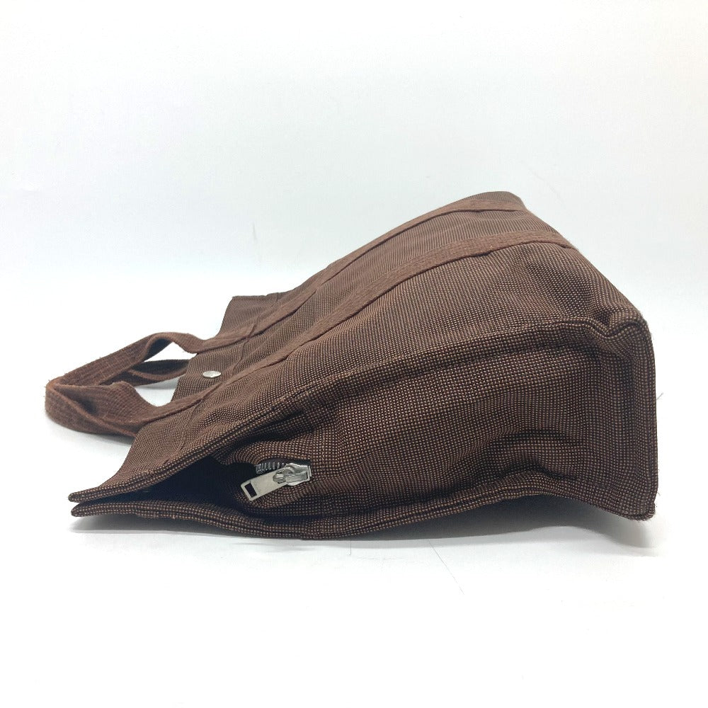 HERMES Tote Bag canvas Brown Her LineTote MM Women  d