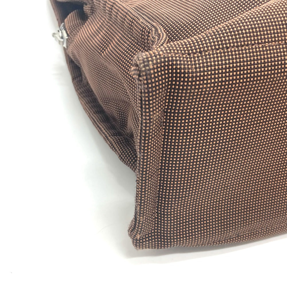 HERMES Tote Bag canvas Brown Her LineTote MM Women  d