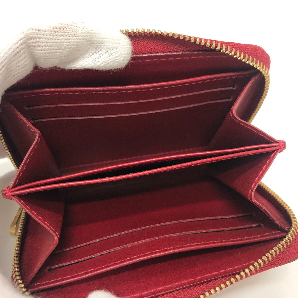 LOUIS VUITTON Coin case M93608 Monogram Vernis Zip around purse Women  d