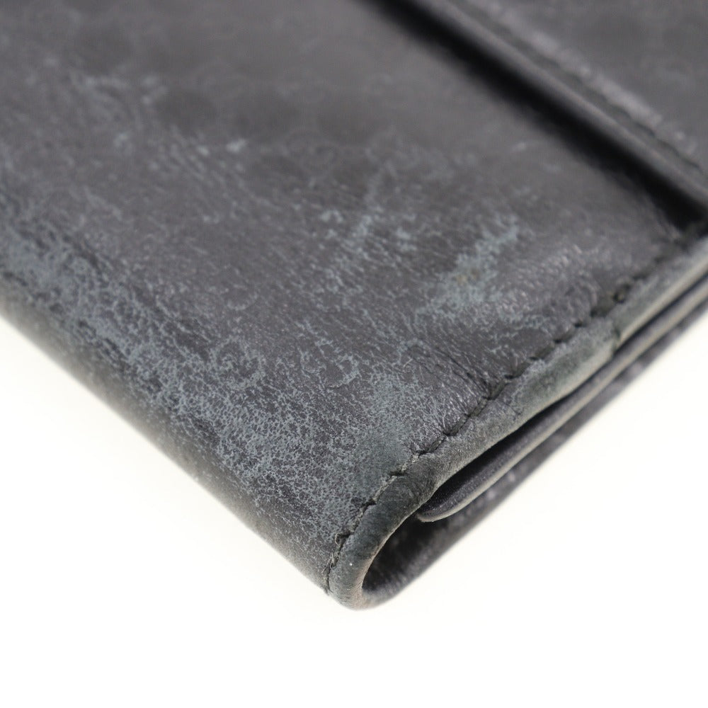 GUCCI Long Wallet Purse 035.2031.2134 leather black unisex(Unisex)