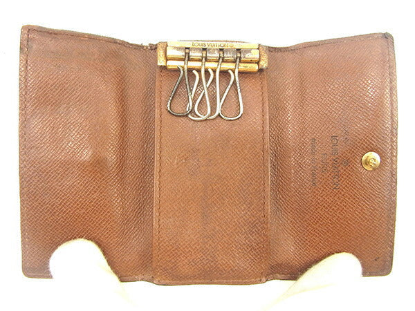 LOUIS VUITTON Key case Key holder M62631 Brown Multicles4