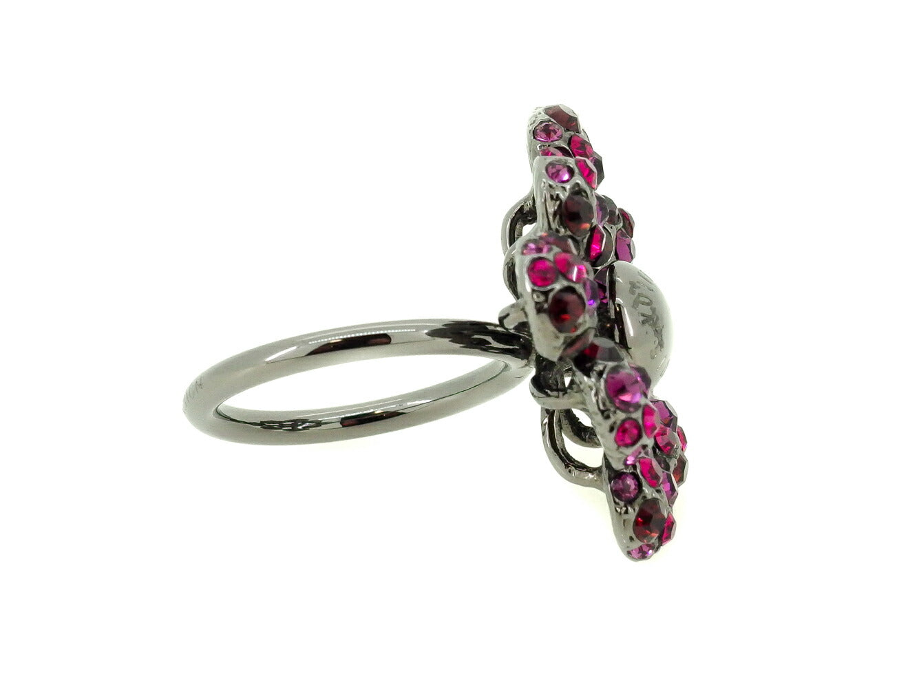LOUIS VUITTON Ring Black Pink Purple ♯S around 9.5号 Bergmilueunnuny S