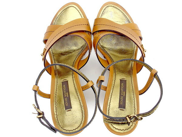 LOUIS VUITTON Sandals light brown #35･1/2