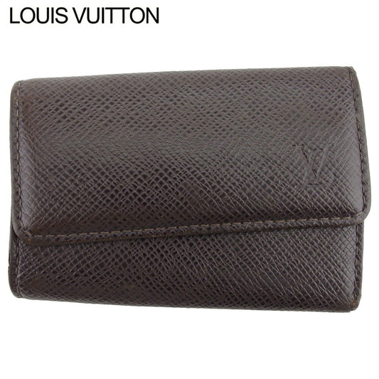 LOUIS VUITTON Key case Key holder  M30538 Brown silver Multicles6