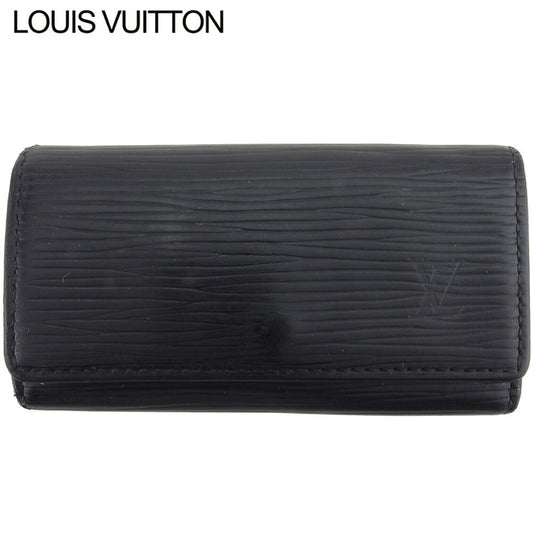 LOUIS VUITTON Key case Key holder  M63822 Black gold Multicles4