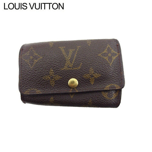 LOUIS VUITTON Key case Key holder  M62630 Brown beige gold Multicles6
