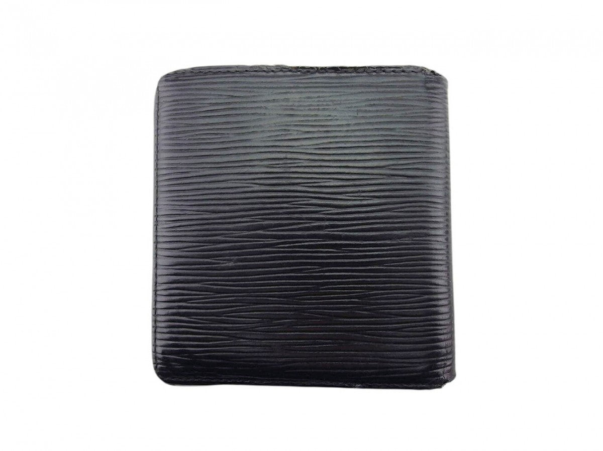 LOUIS VUITTON Bill Compartment M63312 black Porte Billets6Cartes Crdit
