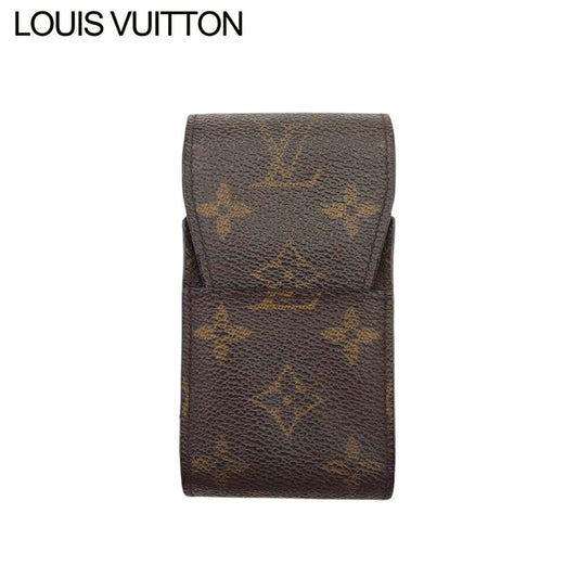 LOUIS VUITTON Cigarette case Brown light brown Etui